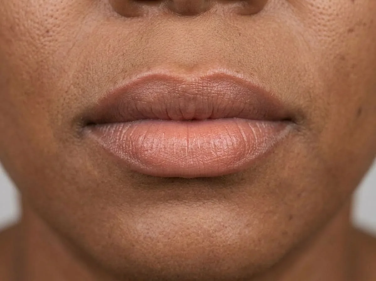 After: Lip Blush on Deeper Lip Tones