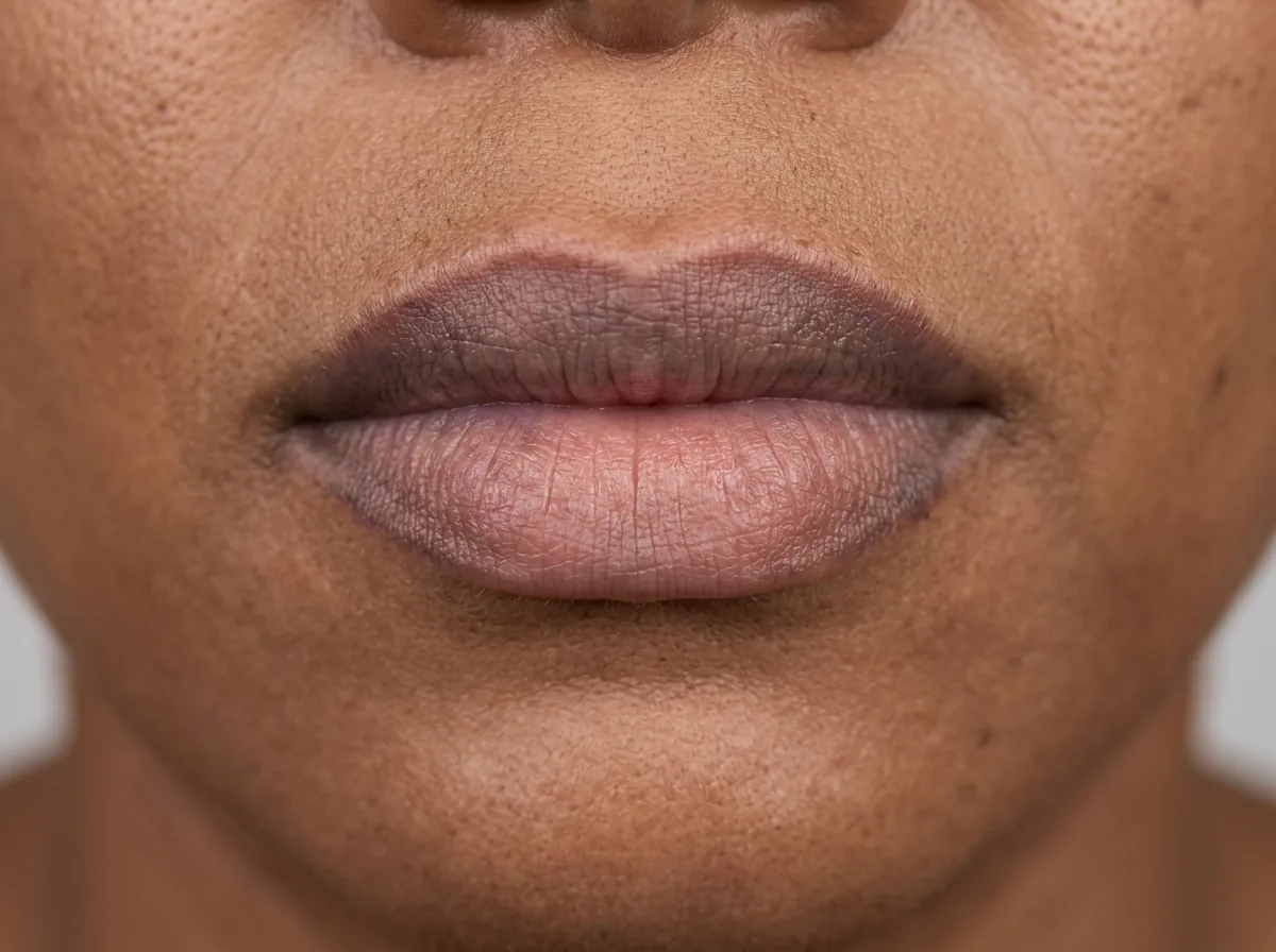 Before: Lip Blush on Deeper Lip Tones
